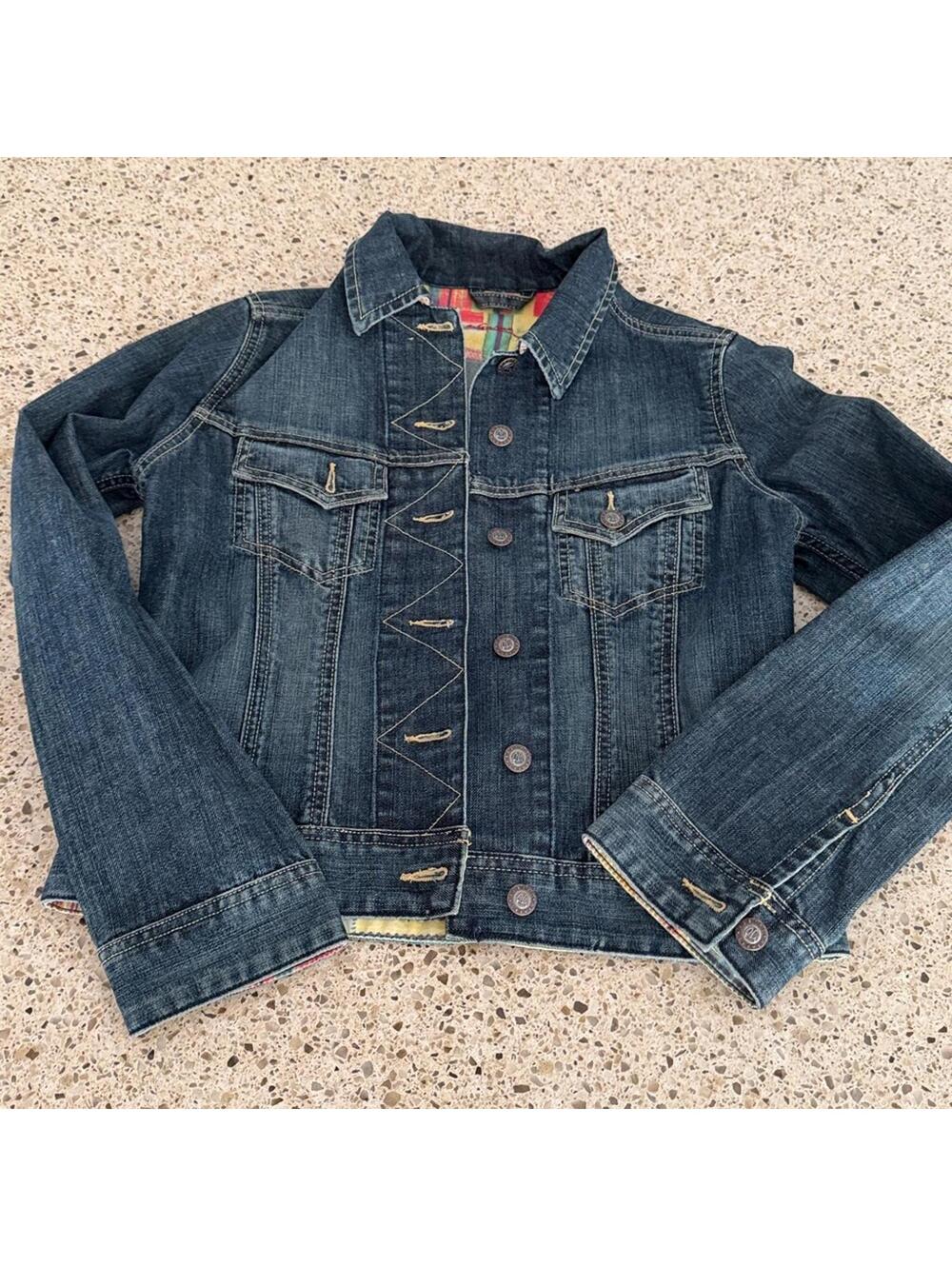 Robert Graham Designer Jean Jacket Small